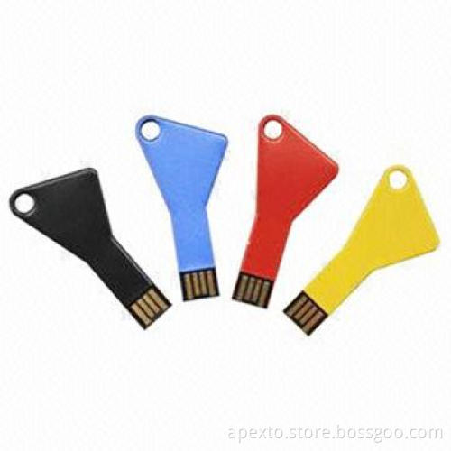 Key-shaped USB Flash Drive with Up to 16GB Memory Capacity and COB Technology